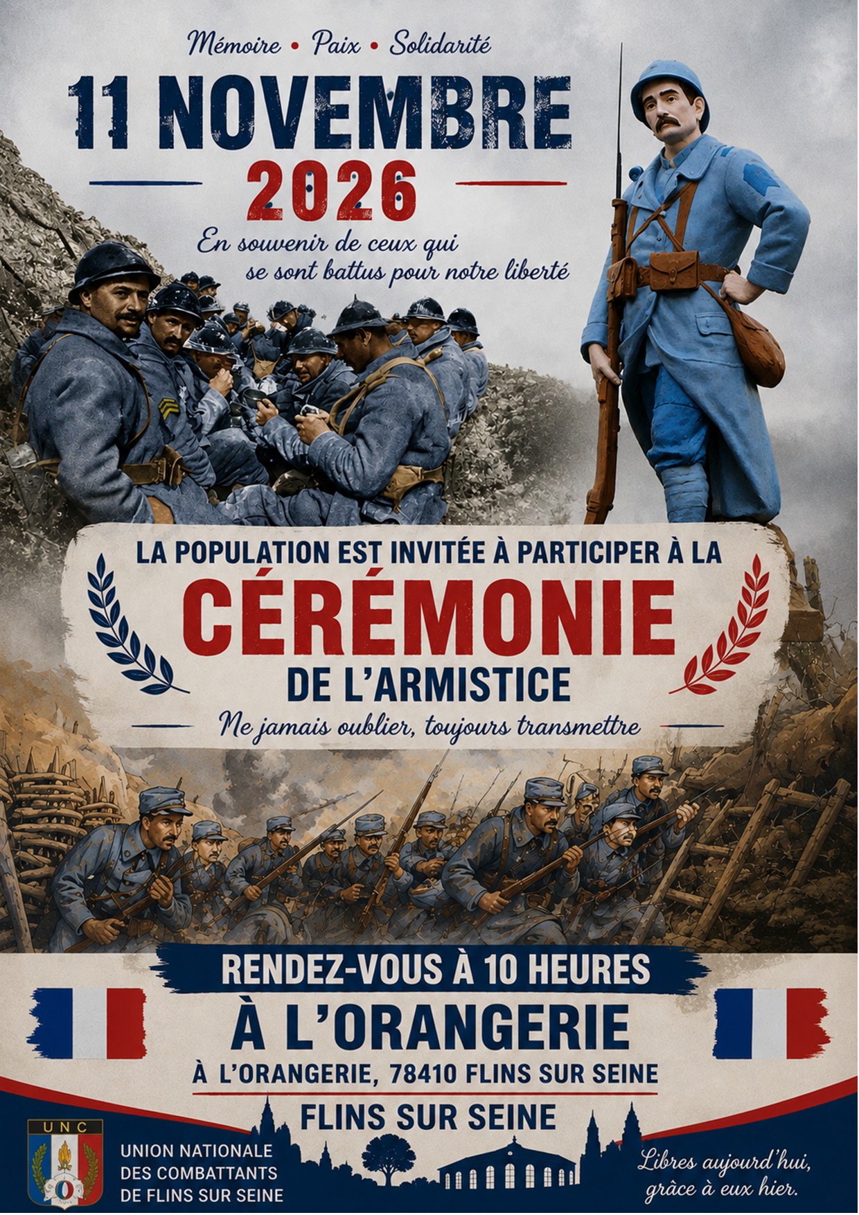 You are currently viewing Prochaine cérémonie du 11 novembre 2026